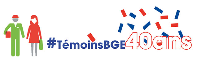 Logo témoins 40 ans BGE