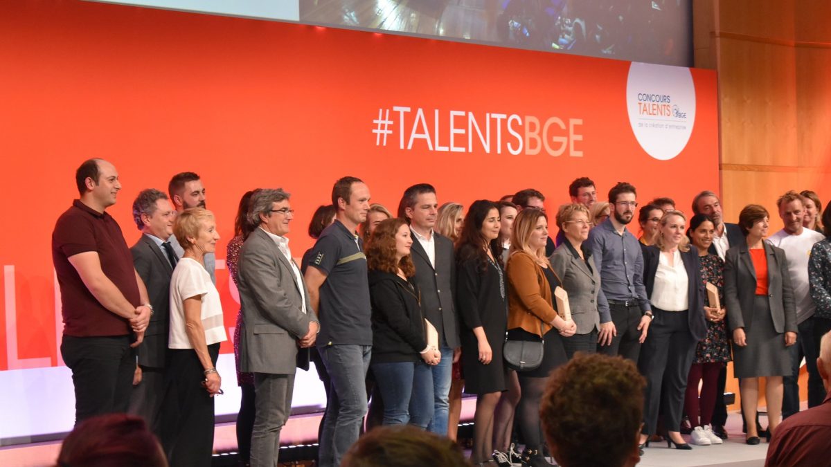 Photo des lauréats du Concours Talents BGE