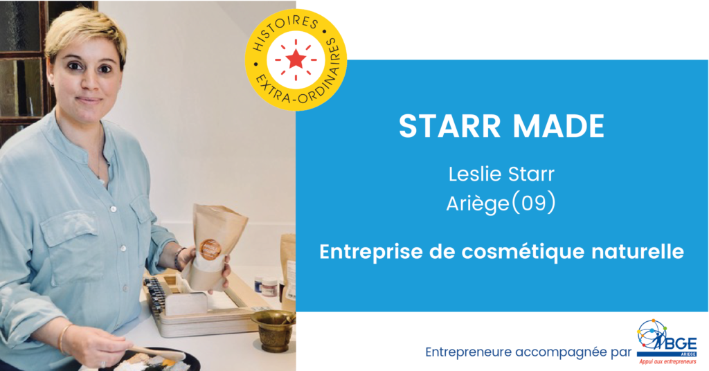 Starr Made - entrepreneure Leslie Starr - BGE Ariège