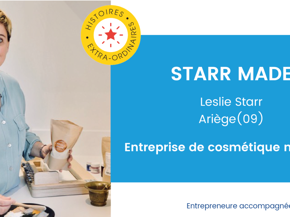 Starr Made - entrepreneure Leslie Starr - BGE Ariège