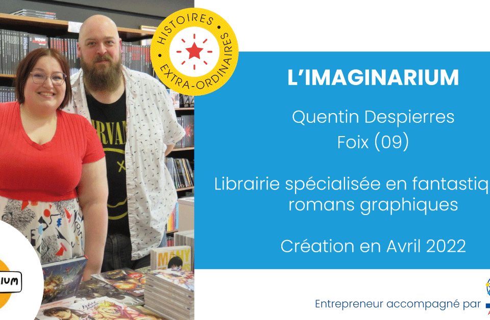 Librairie L'imaginarium de Quentin Despierres-Quentin-Foix-BGE Ariège