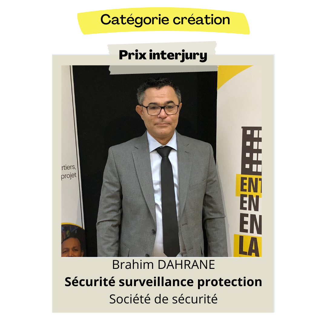 Sécurité Surveillance protection - Brahim DAHRANE - Tako Sushi - - Lauréat Talents des Quart Montpellier création 2022 - BGE Sud-Ouest