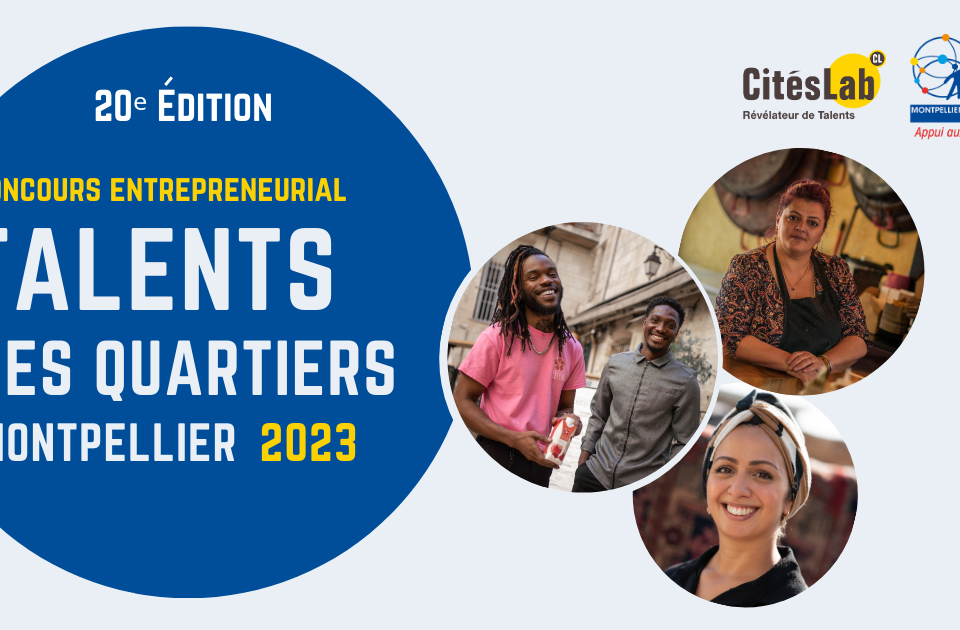 Visuel concours Talents des Quartiers Montpellier 2023