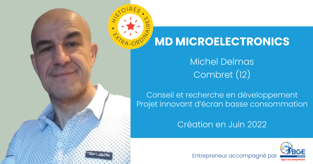 Image MD-Microelectronics - Michel Delmas Talent BGE