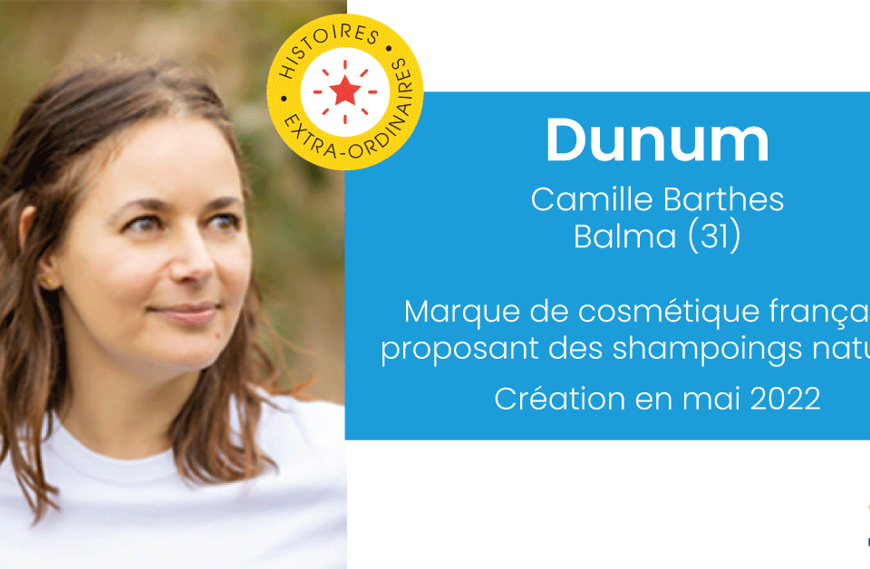 Camille Barthes et sa marque de cosmétique Dunum