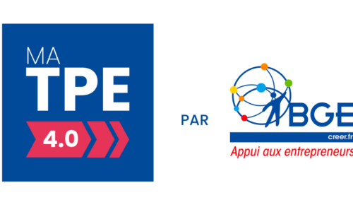 logo Ma TPE 4.0 : accompagnement transformation numérique entreprise avec BGE