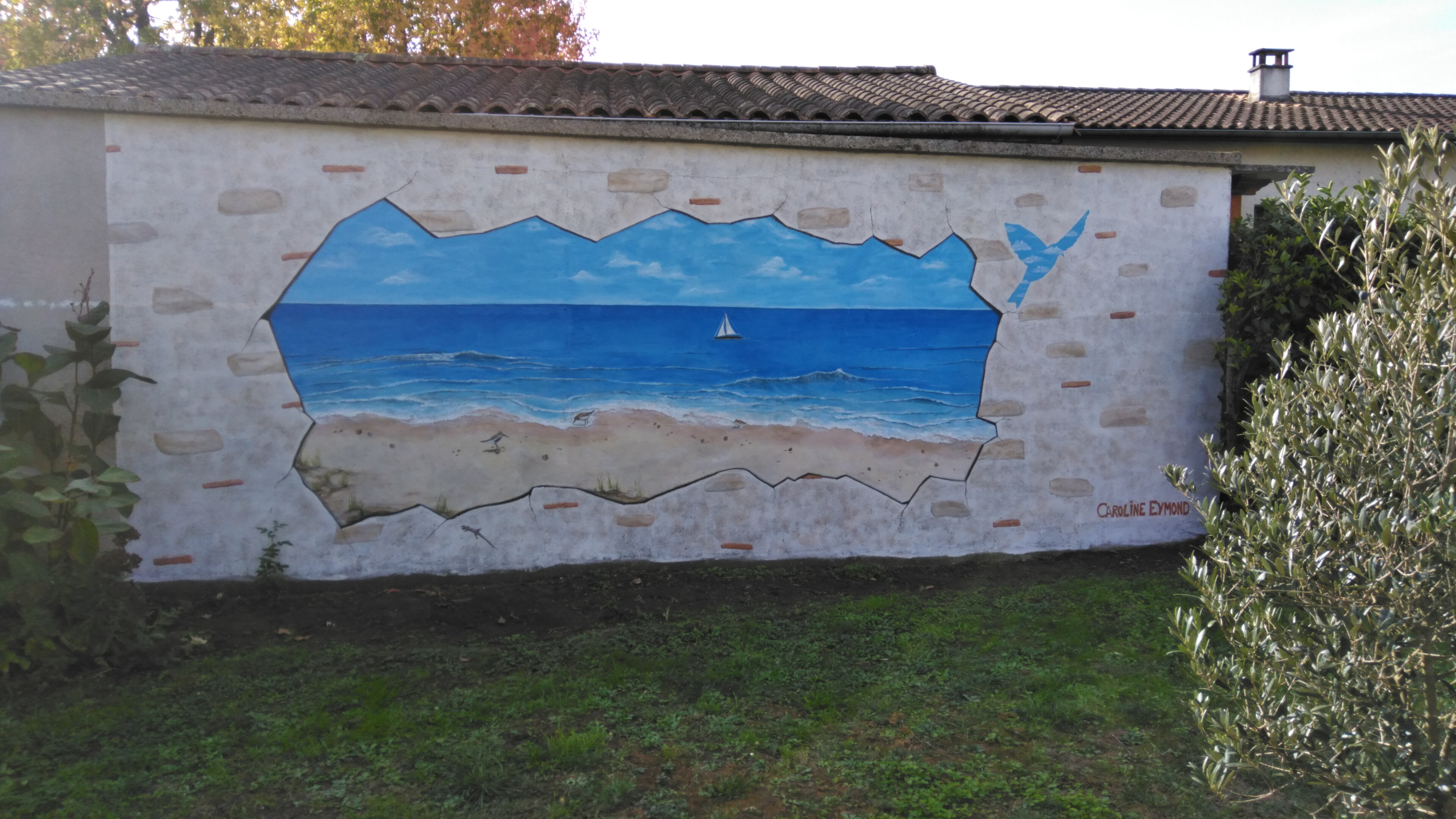 Fresque de Caroline Eymond Fresque de Caroline Eymond